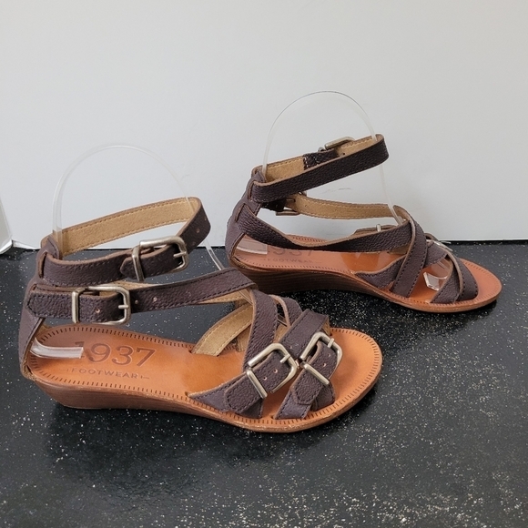 Madewell 1937 Brown Italian Leather Sandals - Picture 3 of 8